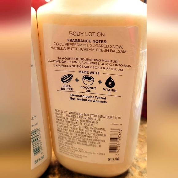 Bath & Body Sleigh Rides + Twisted Peppermint Lotions - Picture 2 of 7